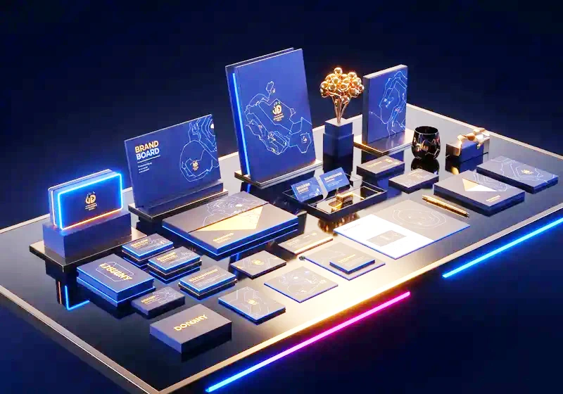 Luxury brand identity kit